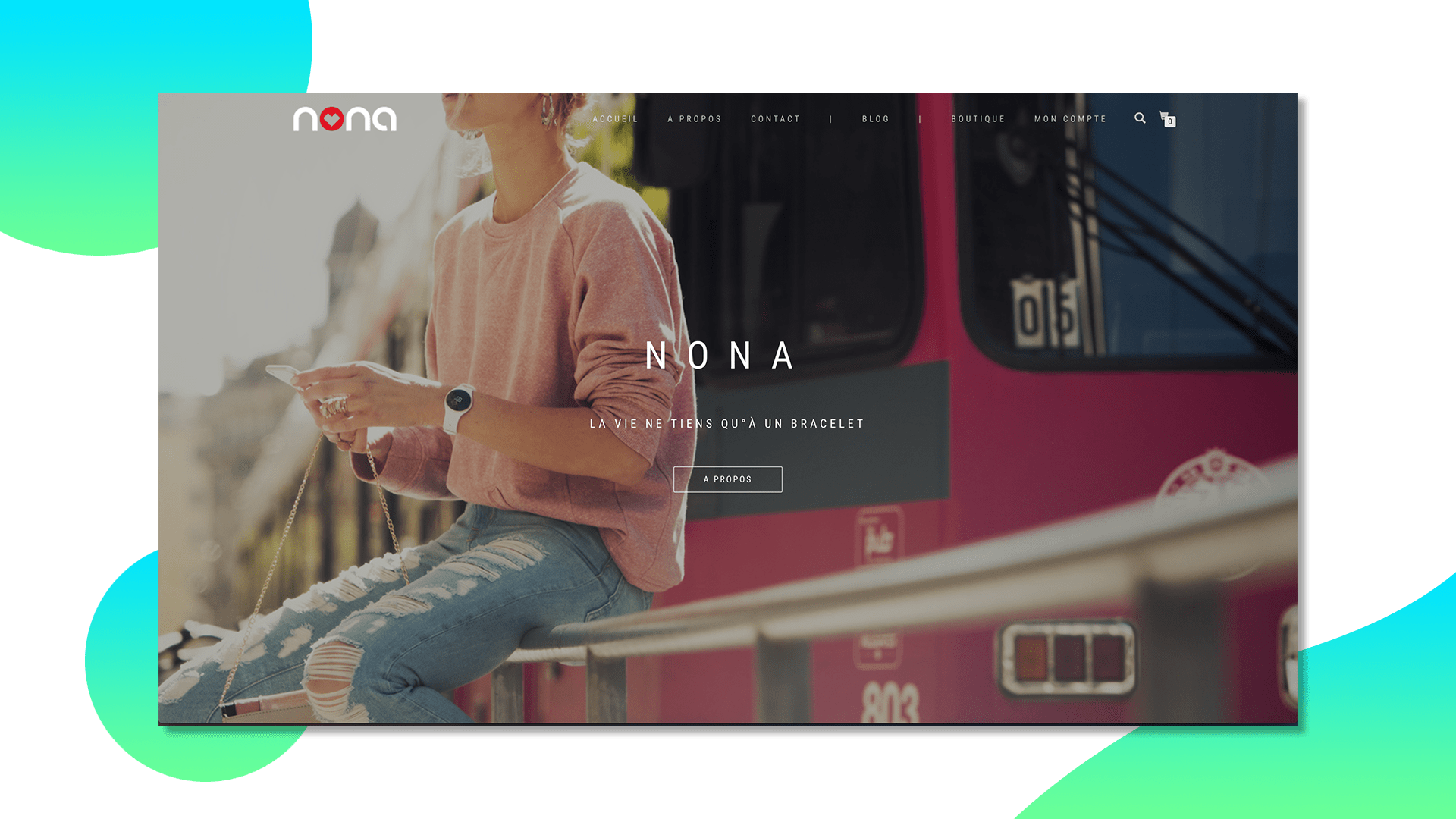 Nona - Site e-commerce de bracelet connecté